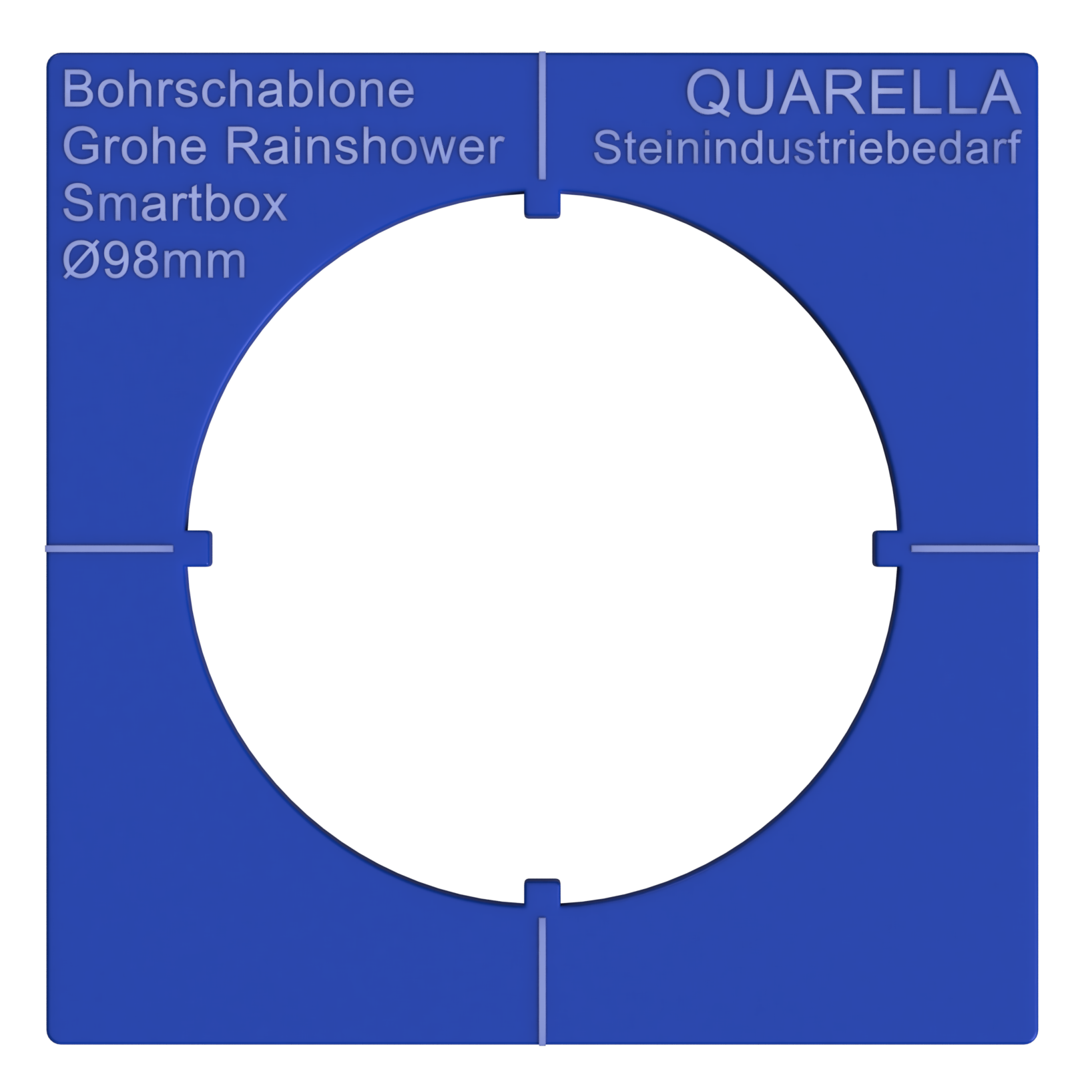 Schablone Grohe Rainshower Smartbox (Quarella)
