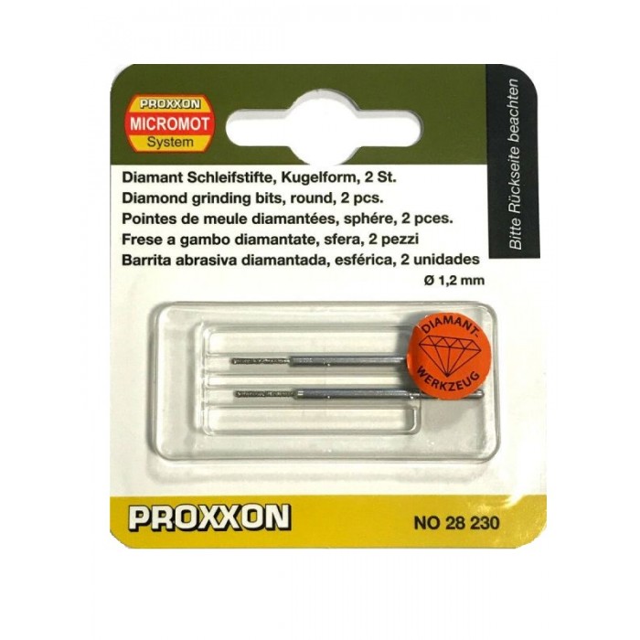 Proxxon Diamantfrässtifte 2x 1,2mm