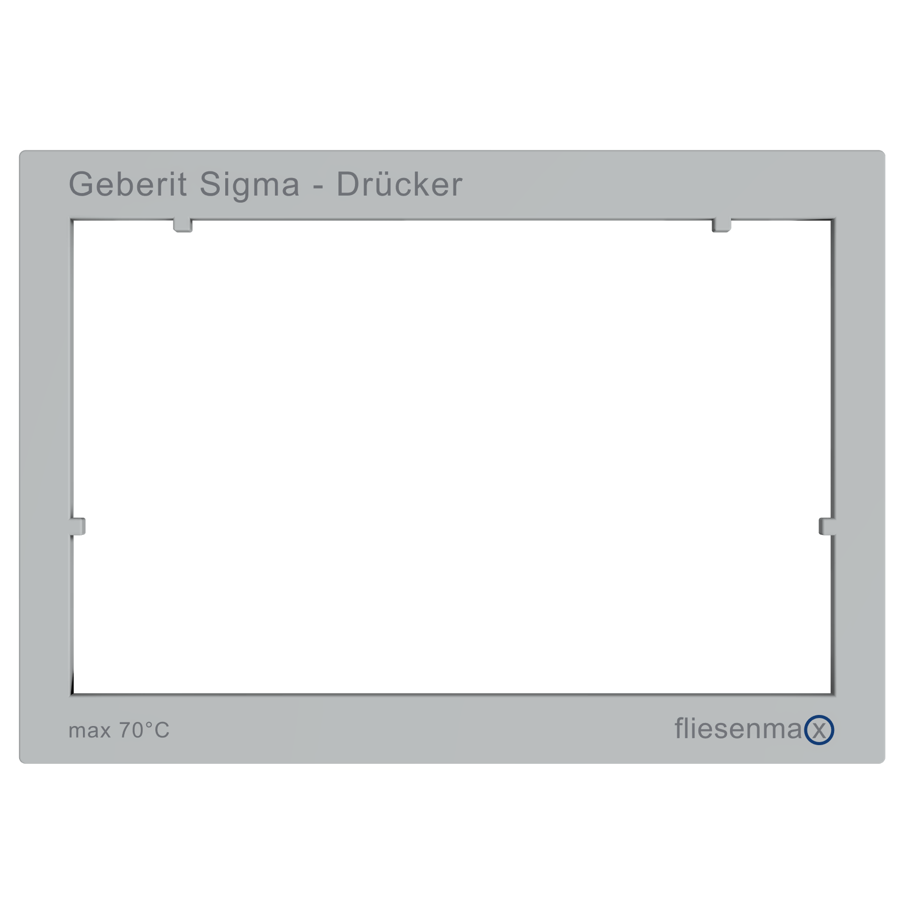 Schablone Geberit Sigma Drückerplatte (Fliesenmax)