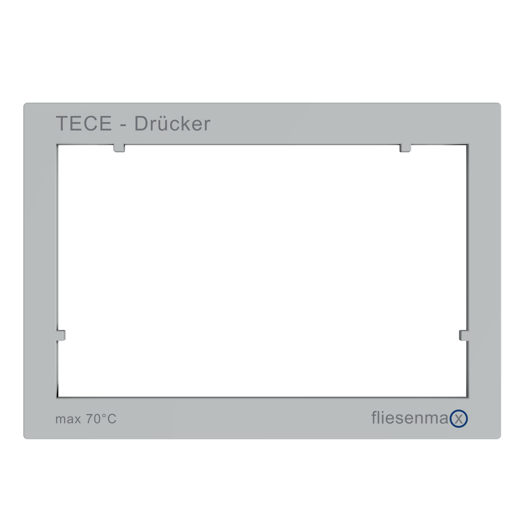 Schablone TECE Drückerplatte (Fliesenmax)