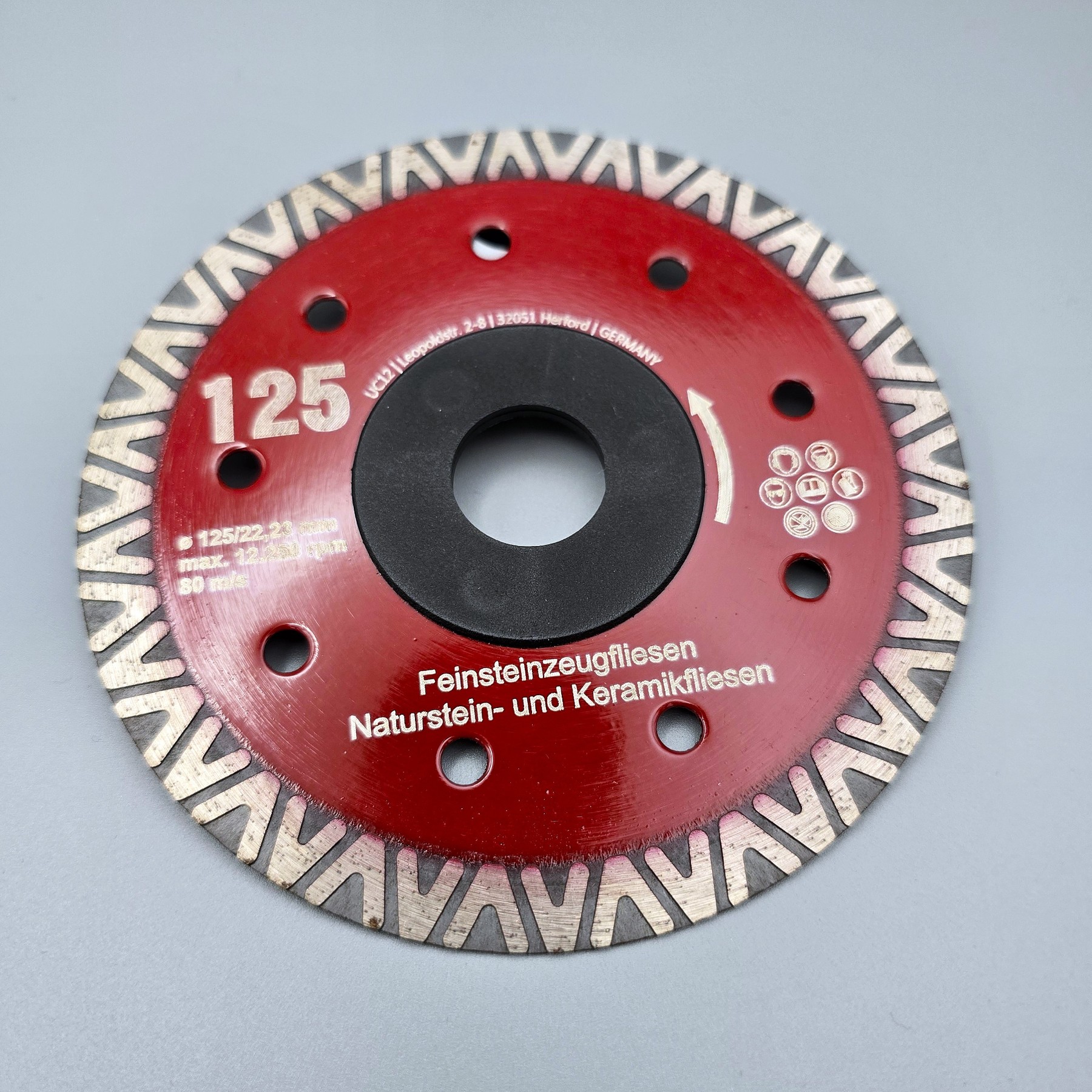 Diamantscheibe Red Dragon Ø125x1,2mm *Restposten*