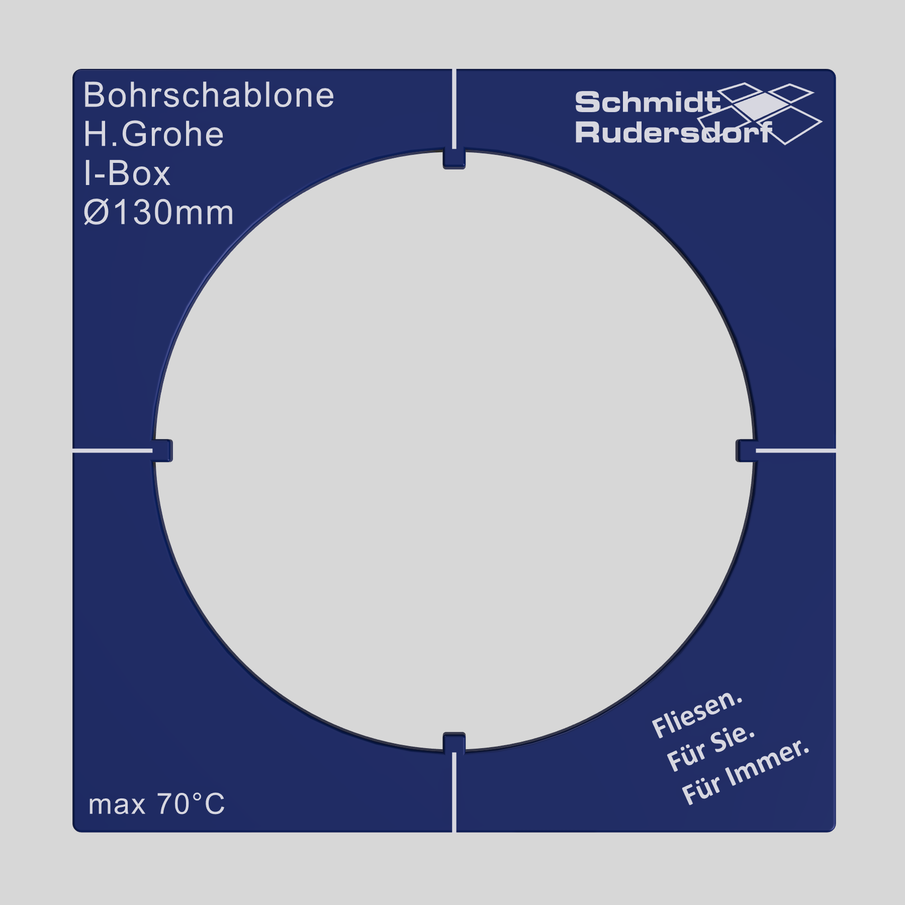 Schablone H.Grohe Ibox Universal (Schmidt Rudersdrof)