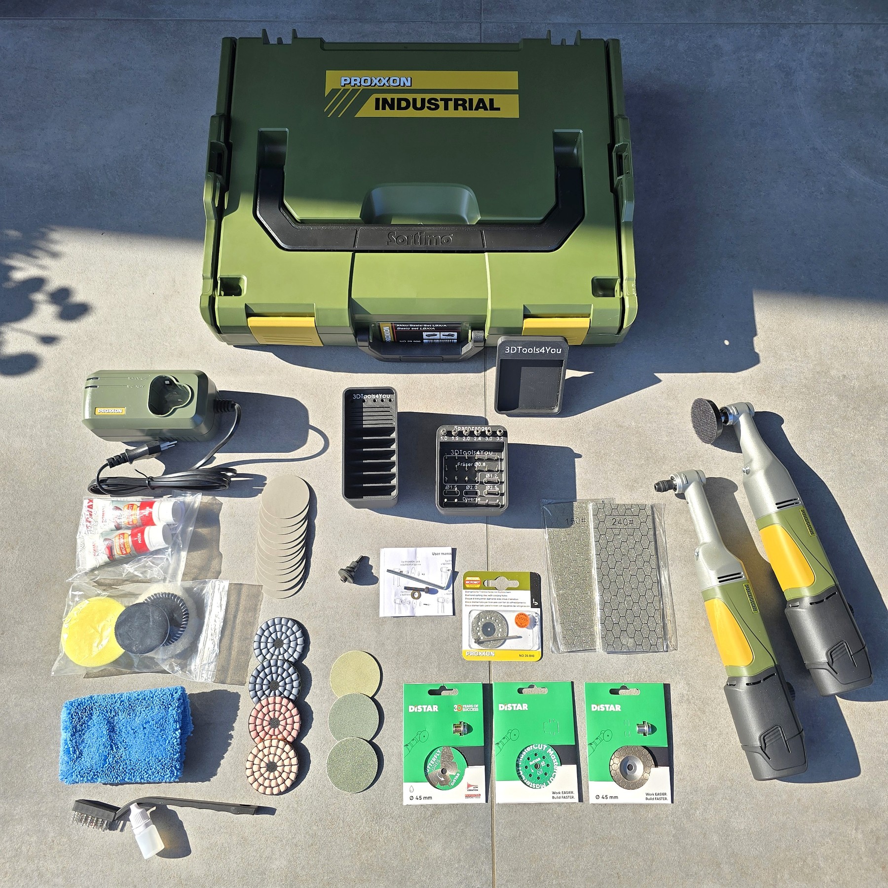 Proxxon Profi Set Duo Akku + Zubehör