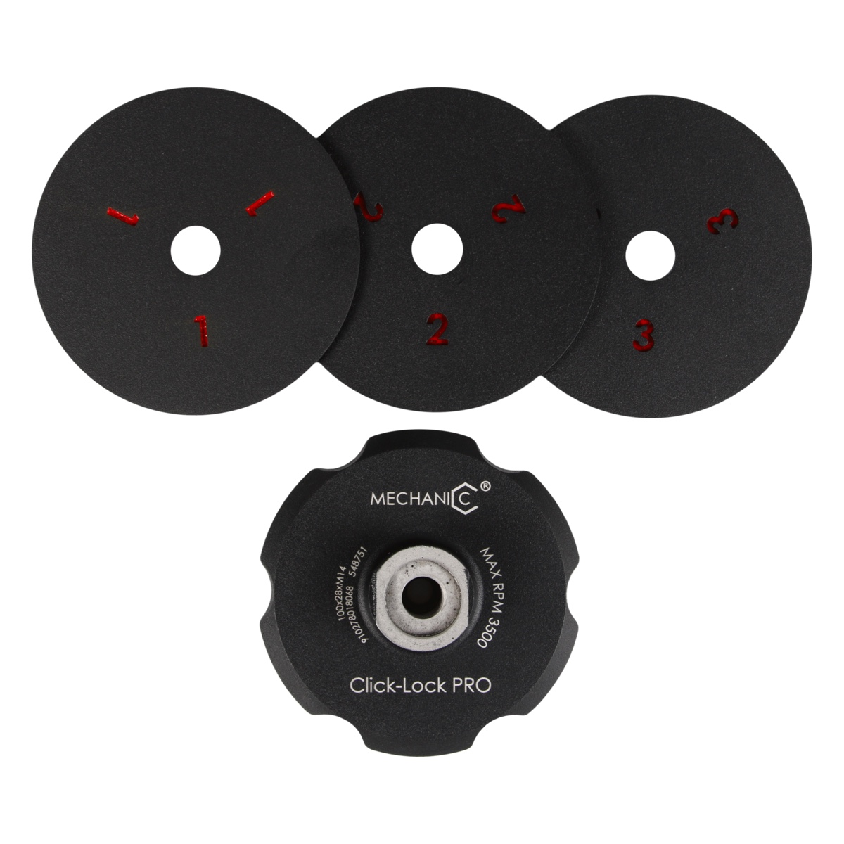 Mechanic Click-Lock Pro - Magnet SET Ø100mm M14 Aufnahme