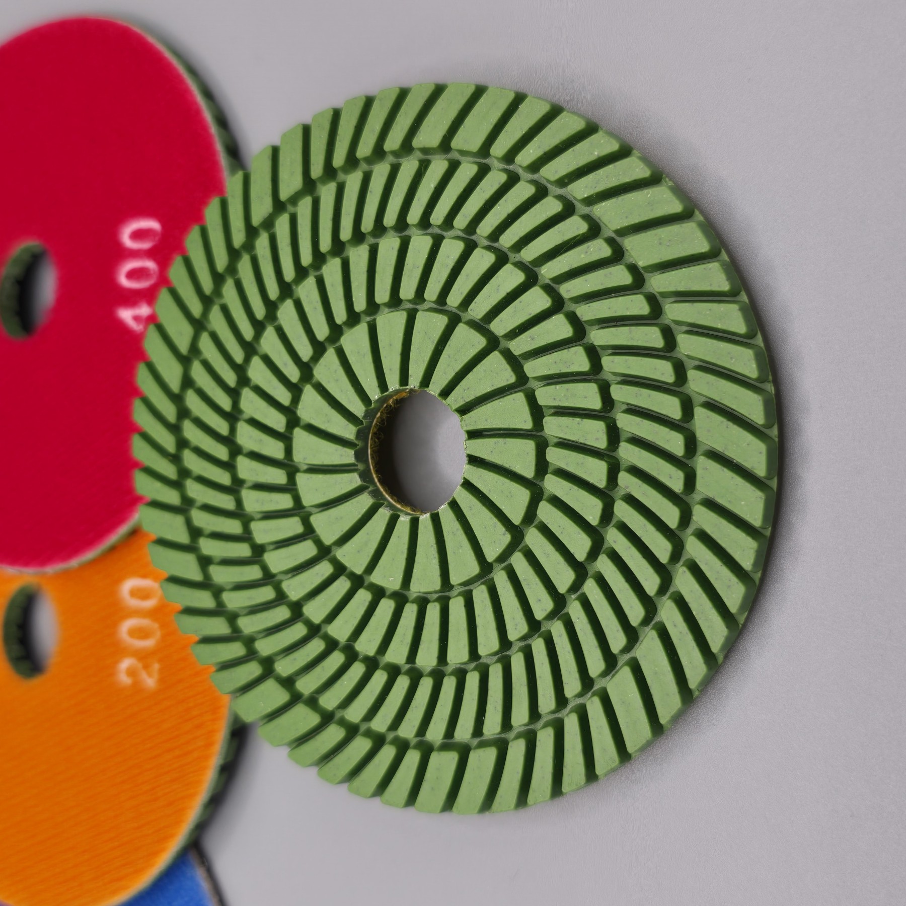 Dry polishing wheels / diamond grinding pads 100mm